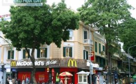 BÁN NHÀ MẶT PHỐ HÀNG BÀI , 2 MẶT PHỐ, DT 173M2, GIÁ 170 TỶ.